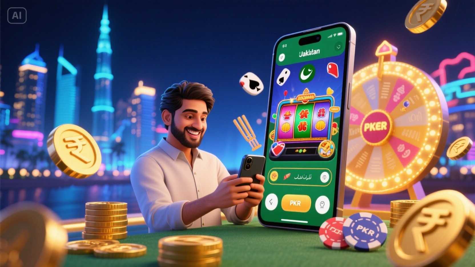 Casino PKR SLOTS desktop and mobile interfaces